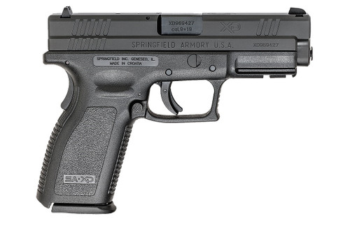 Springfield Armory XD 9mm Black Semi-Auto Pistol with 4-Inch Barrel and 10+1 Capacity Springfield Armory XD 9mm Black Semi-Auto Pistol with 4-Inch Barrel and 10+1 Capacity