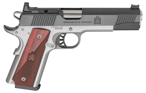 Springfield Armory Ronin 1911 AOS 45 ACP Semi-Auto Pistol with Stainless Finish and Optic System Springfield Armory Ronin 1911 AOS 45 ACP Semi-Auto Pistol with Stainless Finish and Optic System