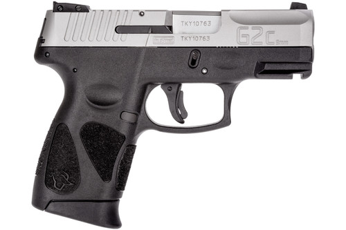 Taurus G2C 9mm Semi-Auto Pistol with Stainless Finish and 12-Round Capacity