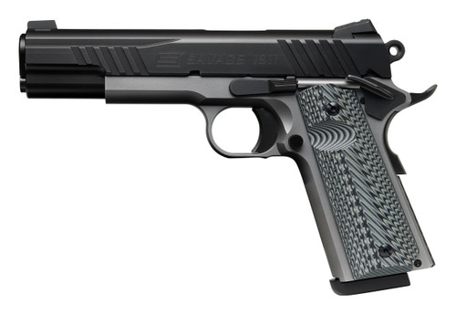 Savage Arms 1911 GOV 9mm Semi-Auto Pistol with VZ G10 Grips and Novak Tritium Sights
