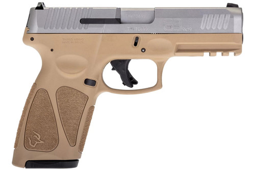 Taurus G3 9mm Semi-Auto Pistol with Matte Stainless Finish and Polymer Frame