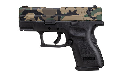 Springfield Armory XD Sub-Compact 9mm Pistol with Woodland Camo Finish, Part XDD9801HC-2