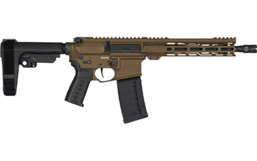 CMMG Banshee MK4 5.56 NATO Pistol with 10.5-inch Threaded Barrel and Ambidextrous Safety in Midnight Bronze