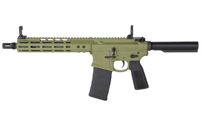 Noveske GEN4 N4 5.56 NATO Rifle with 10.5-Inch Threaded Barrel in Green