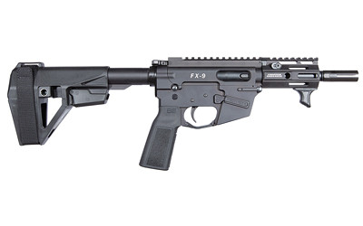 Freedom Ordnance FX-9 Elite Pistol with SBA5 Stock – 9mm, 4-inch Barrel, 32-Round Capacity