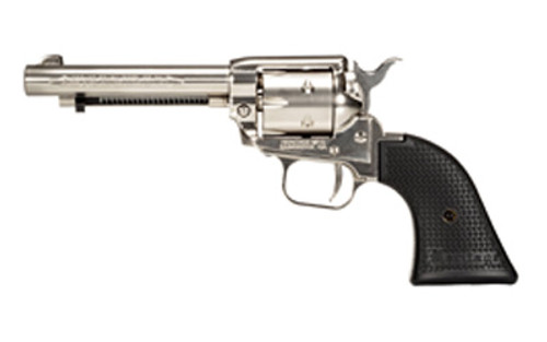 Heritage Rough Rider .22 LR Single Action Revolver with Nickel Finish and 4.75-inch Barrel - Model RR22NI4 Heritage Rough Rider .22 LR Single Action Revolver with Nickel Finish and 4.75-inch Barrel - Model RR22NI4