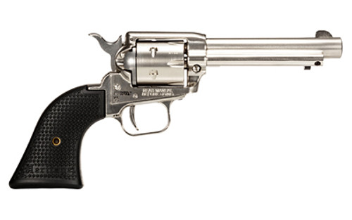Heritage Rough Rider .22 LR Single Action Revolver with Nickel Finish and 4.75-inch Barrel - Model RR22NI4