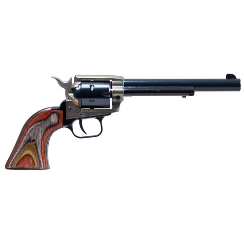 Heritage Rough Rider Case Hardened .22 LR Revolver - 6-Shot, 6.5 Inch Barrel, Single Action