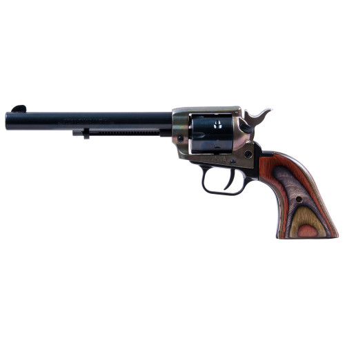 Heritage Rough Rider Case Hardened .22 LR Revolver - 6-Shot, 6.5 Inch Barrel, Single Action