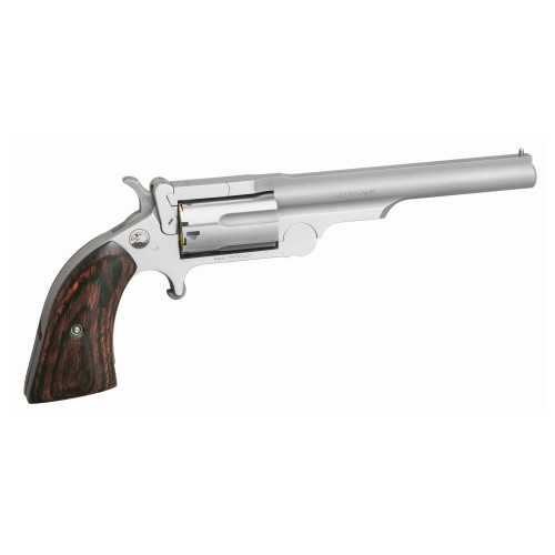 NAA Ranger II .22 WMR 4.5-Round Flat-Top Silver Revolver - NAA Part Number NAA-22M-R4
