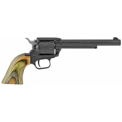 Heritage Rough Rider .22 LR / .22 WMR Single Action Revolver with 6.5-Inch Barrel, Black Alloy Finish Heritage Rough Rider .22 LR / .22 WMR Single Action Revolver with 6.5-Inch Barrel, Black Alloy Finish