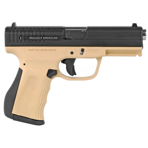 FMK Firearms 9C1 G2 Compact 9mm Pistol with 14-Round Capacity - Black and Flat Dark Earth