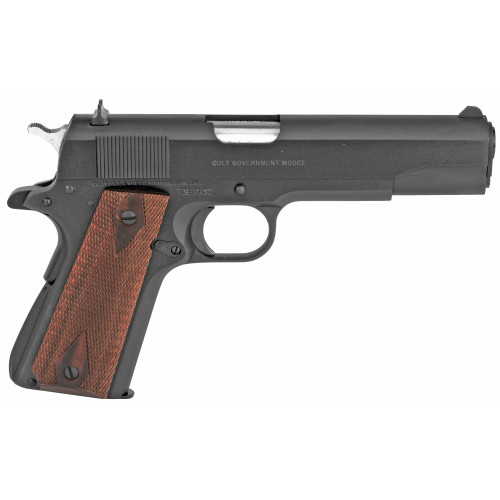 Colt's Manufacturing Series 70 Government 45 ACP 1911 Pistol - Blue Steel, 5-Inch Barrel, 7-Round Capacity