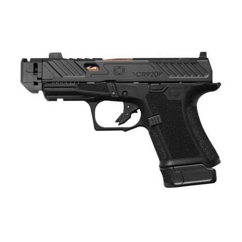 Shadow Systems CR920P 9mm Sub-Compact Pistol with 3.75-inch Spiral-Fluted Barrel and Extended Capacity