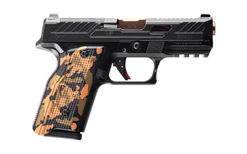 Fusion XF PRO 9mm Semi-Automatic Pistol with 4-Inch Barrel, 10-Round Capacity, Black and Bronze Finish