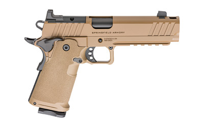 Springfield Prodigy 1911 Pistol with 20-Round Capacity, Optics Ready, Coyote Finish