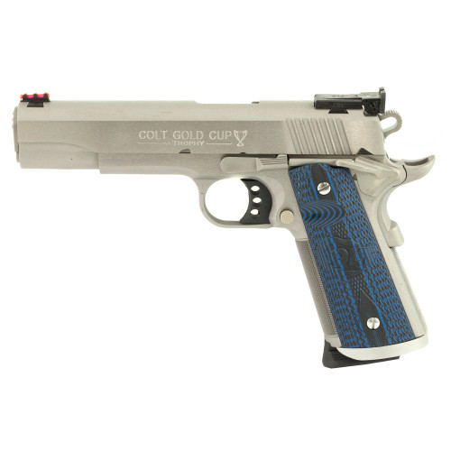 Colt's Manufacturing Gold Cup Trophy 45 ACP Semi-Automatic Pistol with 5-inch Barrel and 8-Round Capacity