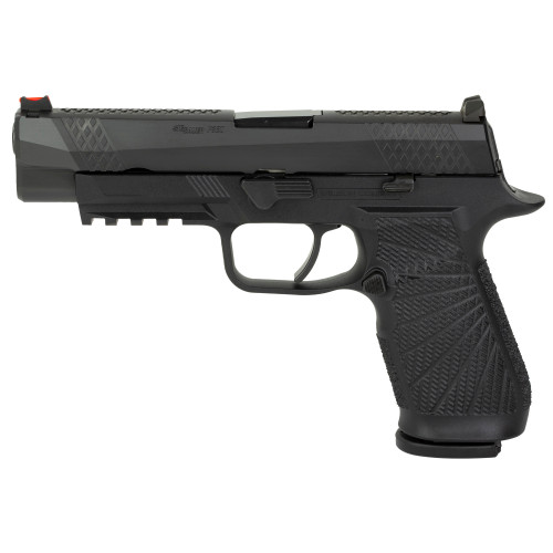 Wilson Combat WCP320 9mm Full-Size Pistol with Custom Grip and Fiber Optic Front Sight