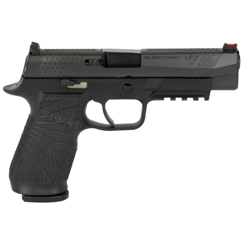 Wilson Combat WCP320 9mm Full-Size Pistol with Custom Grip and Fiber Optic Front Sight