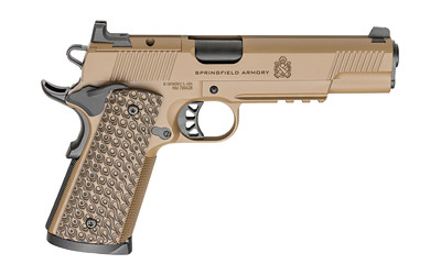 Springfield Tactical Response Pistol 1911 .45 ACP with Agency Optic System in Coyote Brown (Part #PC9125LRCBAOS)