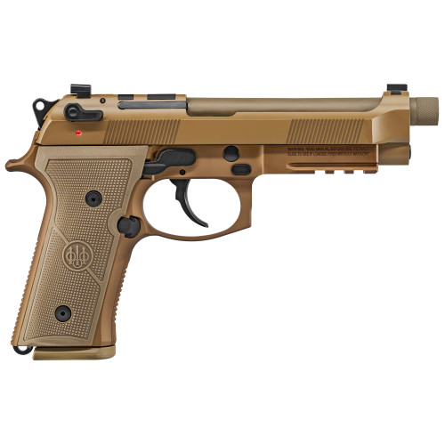 Beretta M9A4 G 9mm Full Size Semi-Automatic Pistol with Threaded Barrel and Tritium Night Sights Beretta M9A4 G 9mm Full Size Semi-Automatic Pistol with Threaded Barrel and Tritium Night Sights