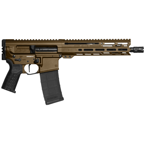 CMMG Dissent MK4 300 Blackout AR-15 with 10.5-Inch Threaded Barrel and Bronze Finish