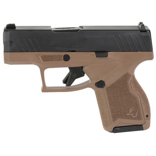 Taurus GX4 9mm Compact Semi-Automatic Pistol with 11-Round Capacity - Brown/Black Taurus GX4 9mm Compact Semi-Automatic Pistol with 11-Round Capacity - Brown/Black