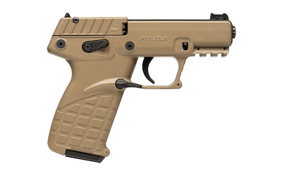 Kel-Tec P17 .22 LR Compact Pistol with Threaded Barrel and Fiber Optic Sights in Tan