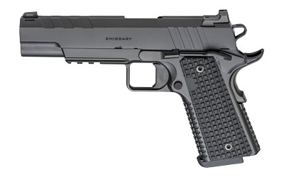 Springfield Emissary 9mm 5-Inch Match Barrel Full-Size 1911 Pistol with Black Cerakote Finish