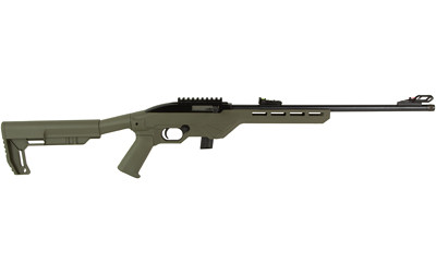 Citadel TRAKR .22 LR Rifle with 18-inch Threaded Barrel, 10-Round Capacity in Olive Drab Green