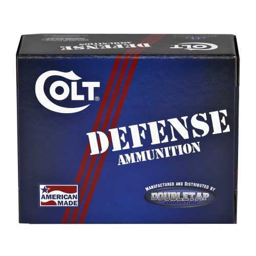 DoubleTap Ammunition Colt Defense 45 ACP 230-Grain Hollow Point Ammo - 20 Rounds per Box