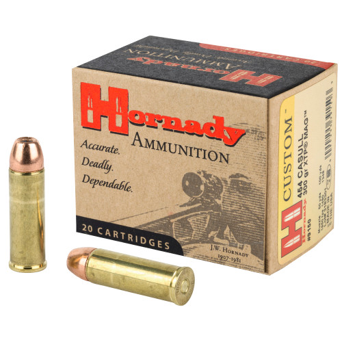 Hornady Custom 454 Casull 300-Grain Hollow Point Ammo (20 Rounds per Box) Hornady Custom 454 Casull 300-Grain Hollow Point Ammo (20 Rounds per Box)