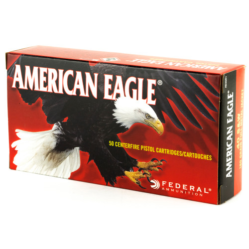 Federal American Eagle 40 S&W 180 Grain Full Metal Jacket Ammunition - 50 Rounds per Box Federal American Eagle 40 S&W 180 Grain Full Metal Jacket Ammunition - 50 Rounds per Box