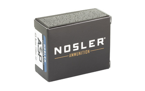 Nosler Assured Stopping Power .45 ACP 230-Grain Hollow Point Ammunition (20 Rounds) Nosler Assured Stopping Power .45 ACP 230-Grain Hollow Point Ammunition (20 Rounds)