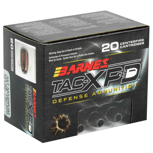 Barnes TAC-XPD 357 Magnum 125 Grain Personal Defense Ammunition - 20 Rounds