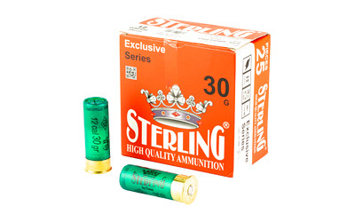 Sterling Exclusive Series 12 Gauge #5 Shotgun Shells - 25 Rounds Per Box