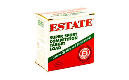 Federal Estate 12 Gauge Shotgun Shells, 2 3/4 Dram, 1 oz #8 Shot * Box of 25