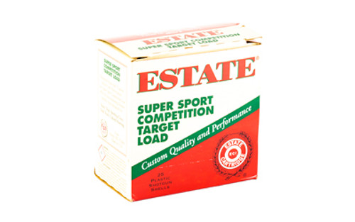 Federal Estate 12 Gauge Shotgun Shells - 3 Dram, 1 1/8 Oz, #8 Shot, 25 Rounds per Box