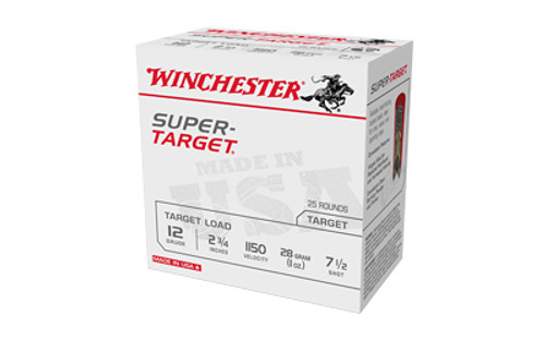 Winchester Ammunition Super Target 12 Gauge 2 3/4 Inch #7.5 Shotshells * 1 oz, Box of 25