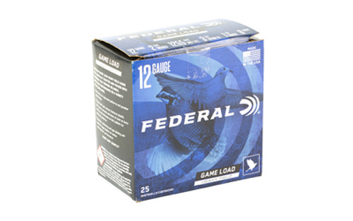 Federal Game Load 12 Gauge 2.75 inch #8 Shot * Reliable Upland Game Hunting Ammo