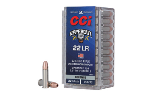 CCI Ammunition Uppercut 22LR 32-Grain Hollow Point - Reliable Personal Defense CCI Ammunition Uppercut 22LR 32-Grain Hollow Point - Reliable Personal Defense