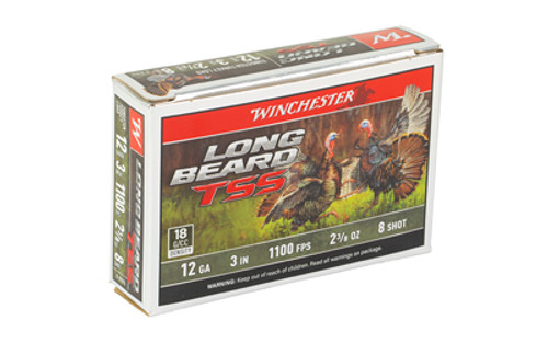 Winchester Ammunition Long Beard TSS 12 Gauge Shotshell * 3 Inch, #8 Shot, 5 Rounds per Box