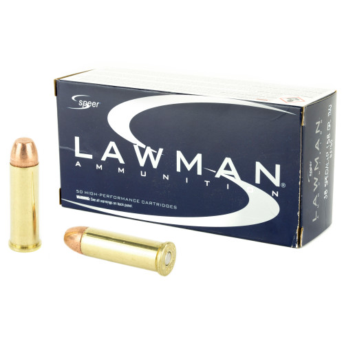 Speer Ammunition Speer Lawman 38 Special 158-Grain Total Metal Jacket Ammunition - 50 Rounds per Box