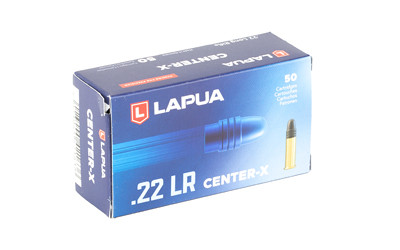 Lapua Center-X .22 LR 40-Grain Lead Round Nose Ammunition, 50 Rounds per Box
