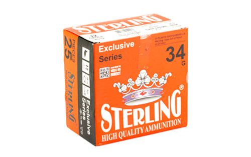 Sterling Exclusive Series 12 Gauge #6 Shot Shells * 1 3/16 oz, 25 Rounds per Box