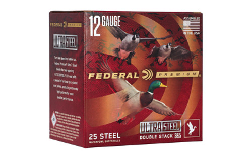 Federal Premium Ultra Steel 12 Gauge Shotshells * 1 1/4 oz #3 & #5 Steel Shot