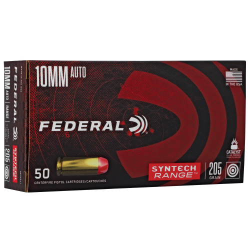 Federal American Eagle 10mm 205-Grain Total Synthetic Jacket Ammunition - 50 Rounds per Box Federal American Eagle 10mm 205-Grain Total Synthetic Jacket Ammunition - 50 Rounds per Box