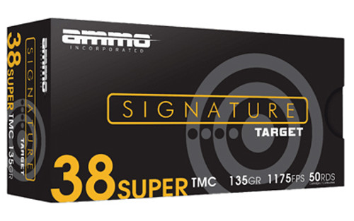 Ammo Inc 38 Super Signature Target 135 Grain Total Metal Coating Ammunition (50 Rounds per Box) Ammo Inc 38 Super Signature Target 135 Grain Total Metal Coating Ammunition (50 Rounds per Box)