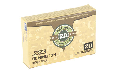 STV Technology Patriot .223 Rem 55 Grain FMJ Ammunition - 20 Rounds per Box