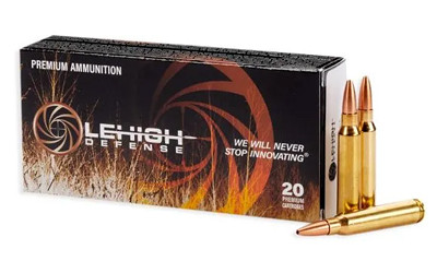 Lehigh Defense Controlled Chaos .223 Remington 55 Grain Boat Tail Hollow Point Ammunition (20 Rounds)